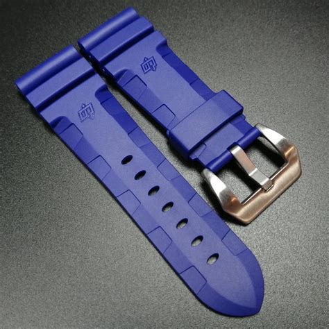 blue suede panerai strap|Replacement Watch Bands for Panerai .